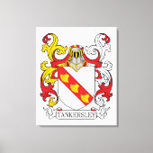 Tankersley Family Crest Canvas Afdruk (Voorkant)