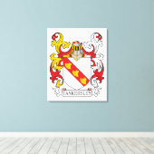 Tankersley Family Crest Canvas Afdruk (Insitu (Houten vloer))
