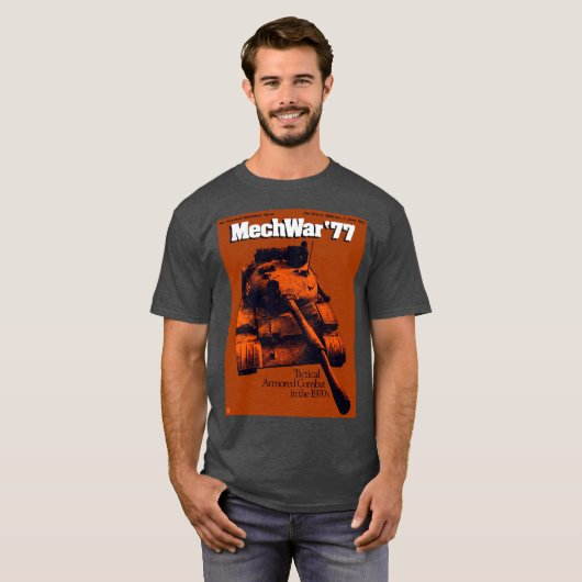 tankgame shirt MechWar '77  in 1970 (Voorkant volledig)