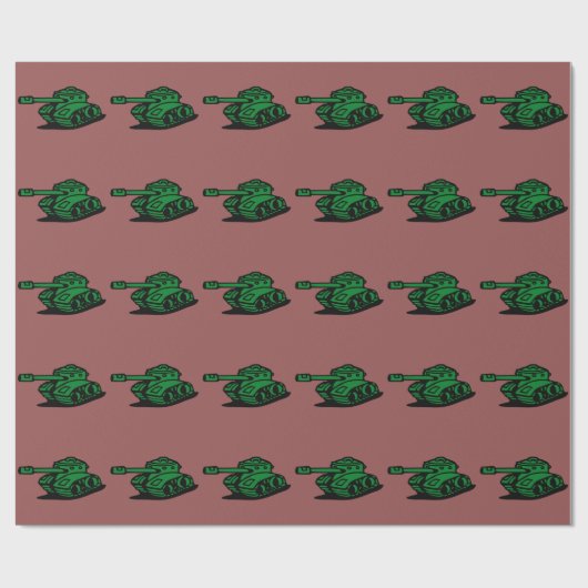 tankleger cadeaupapier (Vlak)