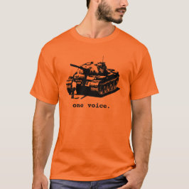 Tankman - zwart-wit t-shirt