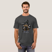 Tankpusher E Sports boy funny T-shirt (Voorkant volledig)