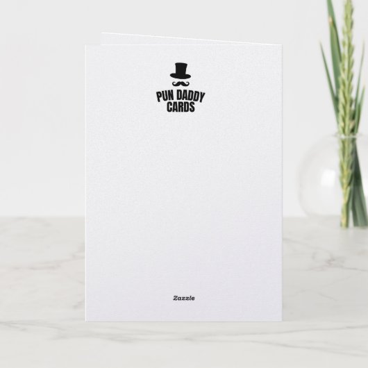 Tanks a lot! punny gay thank you card kaart (Achterkant)