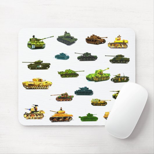 Tanks een Lot Mousematt. Muismat (Met muis)