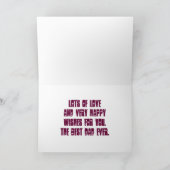 Tanks fathers day cards. kaart (Binnen)