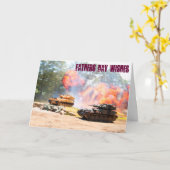 Tanks fathers day cards. kaart (Gele Bloem)