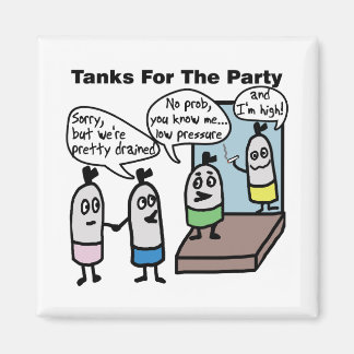 Tanks Party Magnet
