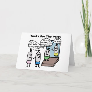 Tanks Party Wenskaart Kaart