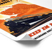 Tanks vechten niet in fabrieken Poster (Hoek)