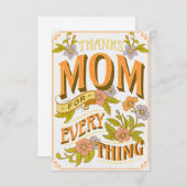 tanks voor alles bedankkaart (Voorkant / Achterkant)