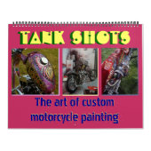 Tankschoten - kunst van het schilderen van aangepa kalender (Hoes)