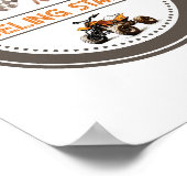 Tankstation 4 Wheeler Verjaardagsteken Poster (Hoek)