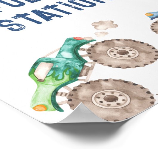 tankstation monstertruck poster (Hoek)