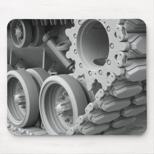 Tanktandwielen en spoorbanen muismat (Voorkant)