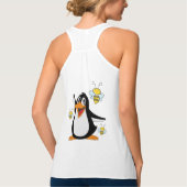 Tanktop Dames Pinguïn Hommels (Achterkant)