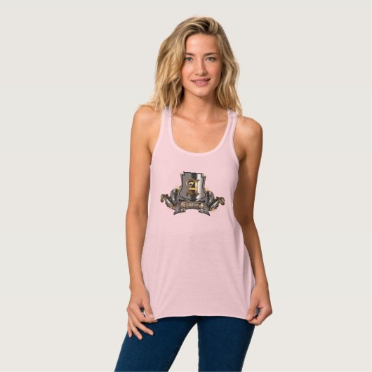 Tanktop (Dames) Racerback (Bella+Canvas) (Volledige Voorkant)