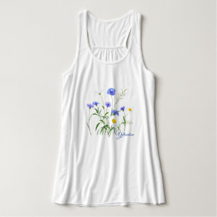 Tanktop-geelsteen voor dames tanktop