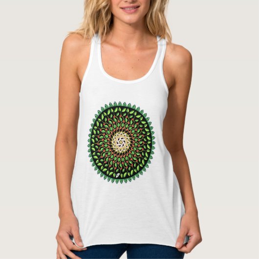 Tanktop "Hypnagogia" (handgetekend, minimaal) (Voorkant)