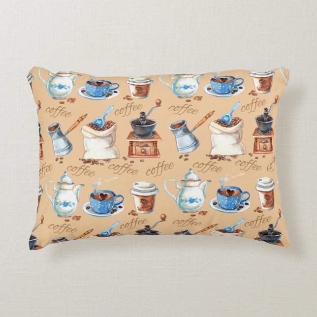 Tanktop Koffiepapier voor waterverf Accent Kussen (Voorkant)