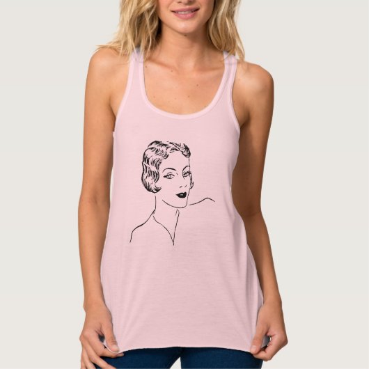 Tanktop met vrouwelijke zwendelaar (Voorkant)
