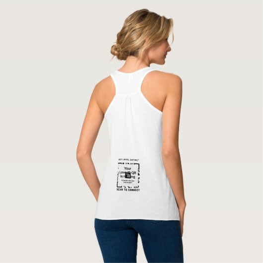 Tanktop - QR unten - PURE Collection (Volledige Achterkant)