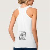 Tanktop - QR unten - PURE Collection (Achterkant)