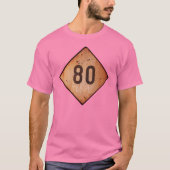 Tanktop:  spoorweg 80 - Treinbord T-shirt (Voorkant)