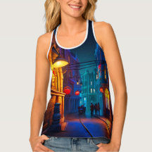 Tanktop van "Crime Scene" Racerback