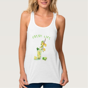 Tanktop van de Partij voor de Drink, vers Lemon Ju