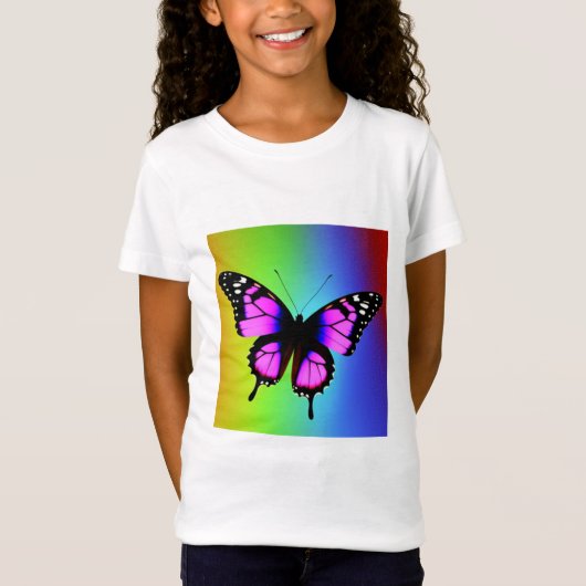 Tanktop van de T-Shirt-Butterfly (Voorkant)