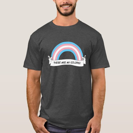 Tanktop van de transgenderregenboogpride (Voorkant)