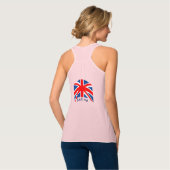 Tanktop van het Verenigd Koninkrijk (UK) (Volledige Achterkant)