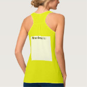 Tanktop voor beeCruisevrouwen met racerBack (Achterkant)