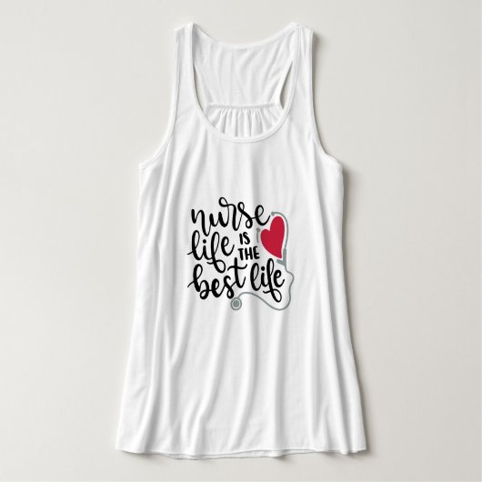 Tanktop voor verpleegkunde (Design voorkant)