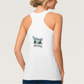Tanktop: Wie denk jij (wit) Tanktop (Achterkant)