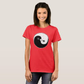 Tanktop Yin Yang ontwerp met duiven (Voorkant volledig)