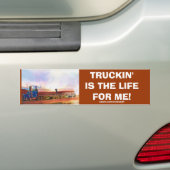 TANKWAGEN BIG RIG TRUCKERS BUMPERSTICKER (Op auto)