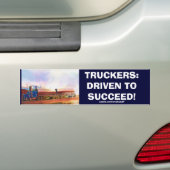 TANKWAGEN BIG RIG TRUCKERS BUMPERSTICKER (Op auto)