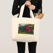 tankwagen grote tote bag (Voorkant (product))