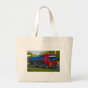 tankwagen grote tote bag