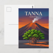 Tanna-eiland Vanuatu Briefkaart (Voorkant / Achterkant)