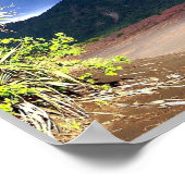 Tanna Island - Mount Yasur - Vanuatu - Poster (Hoek)