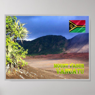Tanna Island - Mount Yasur - Vanuatu - Poster