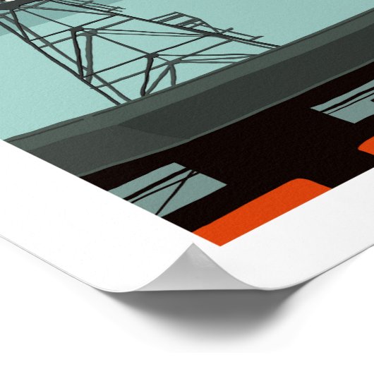 Tannadice, Dundee. Floodlights Stadium Print (Hoek)