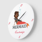 Tanned Brunette Mermaid Thunder_Cove Grote Klok (Hoek)