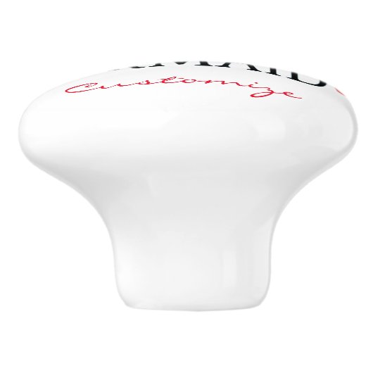 Tanned Brunette Mermaid Thunder_Cove Keramische Knop (Zijkant)