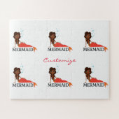 Tanned Brunette Mermaid Thunder_Cove Legpuzzel (Horizontaal)