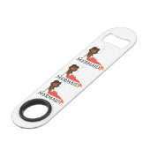 Tanned Brunette Mermaid Thunder_Cove Speed Flessenopener (Achterkant Gekanteld)