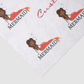 Tanned Brunette Mermaid Thunder_Cove Tissuepapier (Detail)