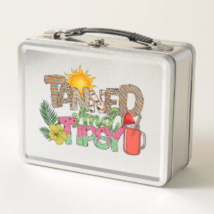 Tanned en Tipsy   Leuk zomerfeest ontwerp